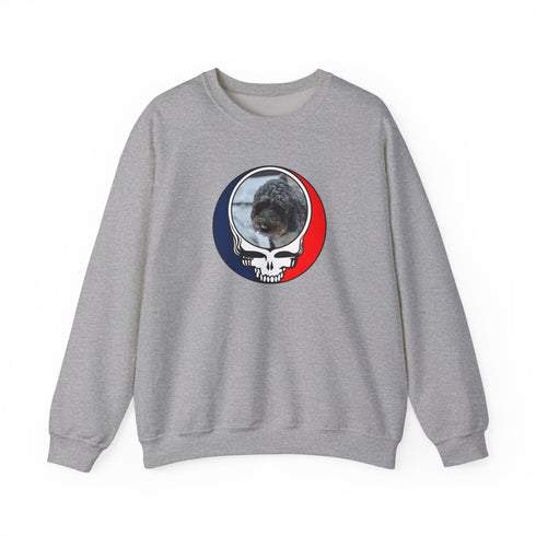 Custom Dog Stealie Crewneck Sweatshirt (142)