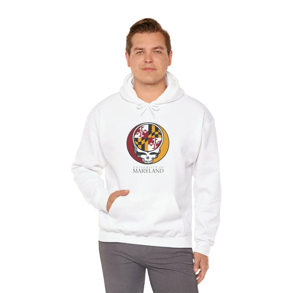 University of Maryland Grateful Dead Unisex Heavy Blend Hoodie StealieShop