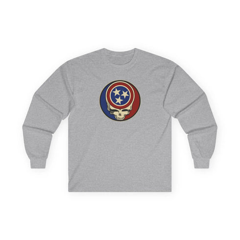 Grateful Dead - Tennessee State Flag Stealie Unisex Ultra Cotton Long Sleeve Tee - StealieShop
