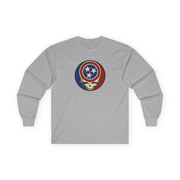 Grateful Dead - Tennessee State Flag Stealie Unisex Ultra Cotton Long Sleeve Tee - StealieShop