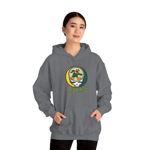 Grateful Dead - Oregon Dancing Duck Grateful Dead Unisex Heavy Blend Hoodie - StealieShop