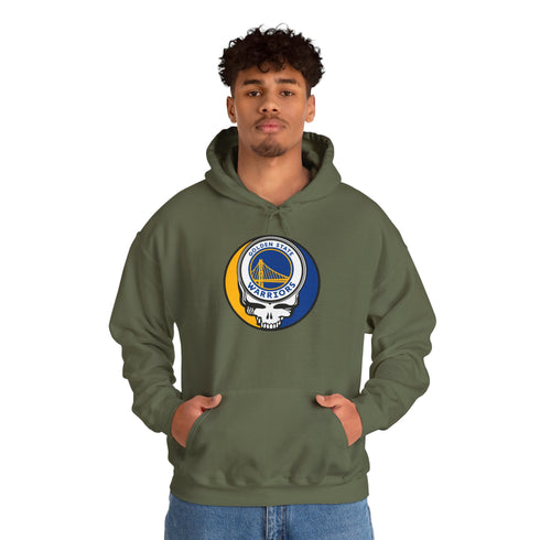 Golden State Warriors Grateful Dead Steal Your Face Unisex Hoodie - NBA
