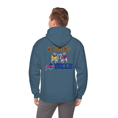Buffalo Bills x Wyoming Cowboys Dancing Bear Unisex Hoodie StealieShop