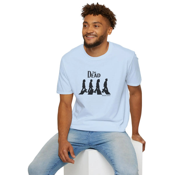 Grateful Dead - "Jerry Road" Haight Street Crosswalk Silhouettes T-Shirt - StealieShop