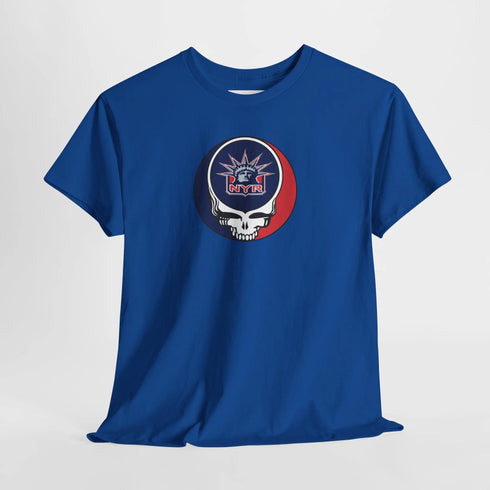 Grateful Dead - New York Rangers Grateful Dead Steal Your Face T-Shirt - NHL - StealieShop