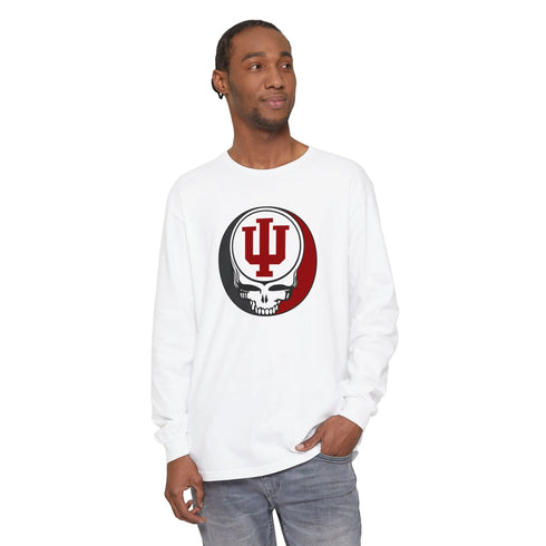 Grateful Dead - Indiana Vineyard Collection Unisex Garment-Dyed Long Sleeve - StealieShop
