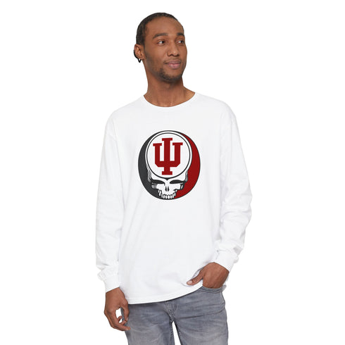 Indiana University Unisex Garment-Dyed Long Sleeve T-Shirt