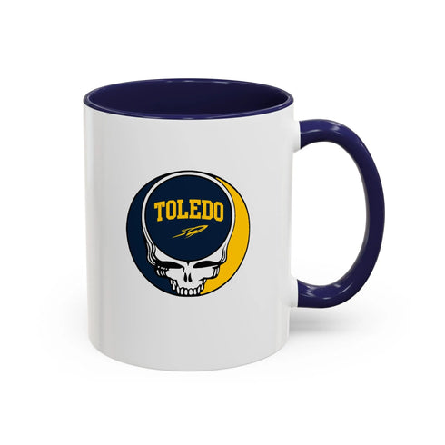 University of Toledo Grateful Dead Stealie Coffee Mug Printify