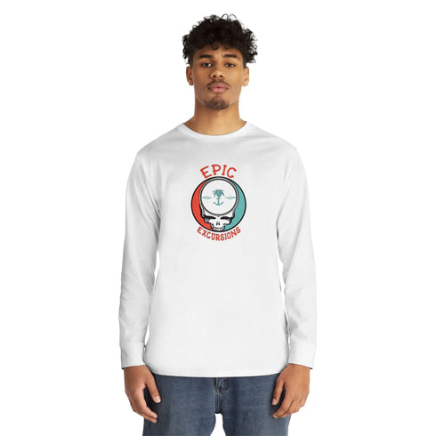 Grateful Dead - Epic Excursions Stealie Long Sleeve Crewneck Tee - StealieShop