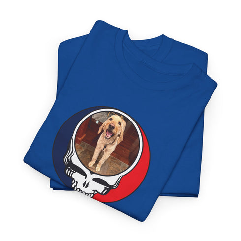 Custom Dog Stealie Unisex Grateful Dead T-Shirt (147)