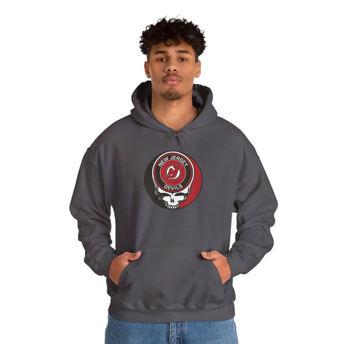 New Jersey Devils Grateful Dead Unisex Heavy Blend Hoodie StealieShop