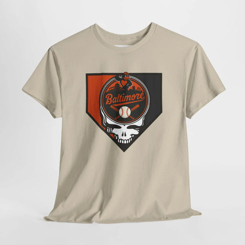 Grateful Dead - Home Run Collection: Baltimore Edition Grateful Dead Steal Your Face T-Shirt - MLB - StealieShop
