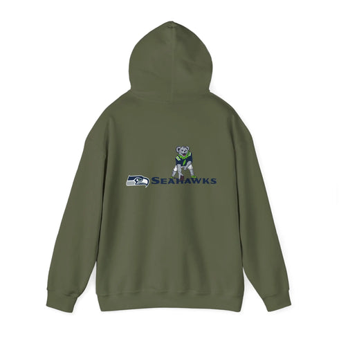 Seattle Seahawks Raiders Dancing Bear Unisex Hoodie - NFL - StealieShop