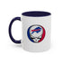 Grateful Dead - The Gridiron Collection: Buffalo Bills Grateful Dead Stealie Coffee Mug - StealieShop