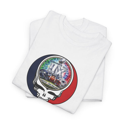 Big Game 2026 Tie-Dye Stealie Grateful Dead T-Shirt