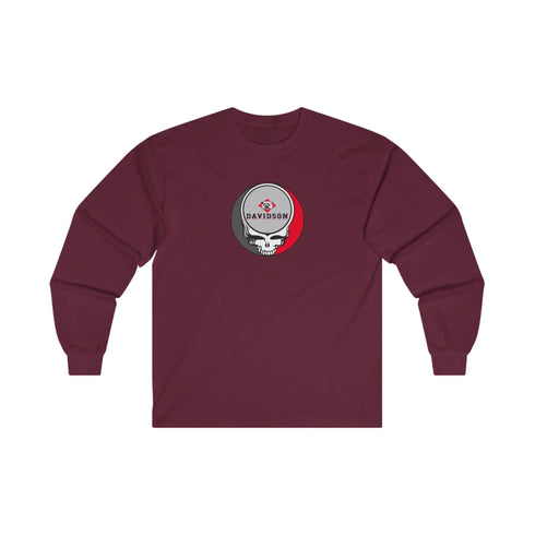 Davidson College Grateful Dead Long Sleeve Tee - StealieShop
