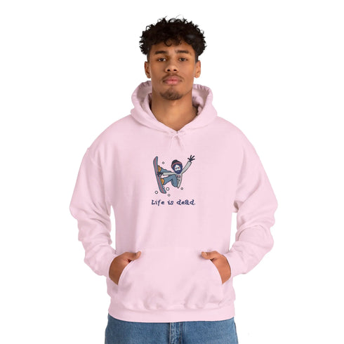 Snowboarding Jerry Grateful Dead Unisex Hoodie - StealieShop