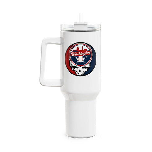Grateful Dead - Washington Nationals "Fat Man" Tumbler, Double Insulated 40oz Travel Mug - StealieShop