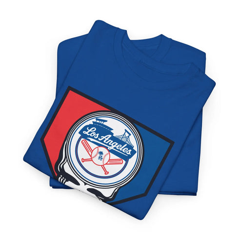 Grateful Dead - Home Run Collection: Los Angeles Edition Grateful Dead Steal Your Face T-Shirt - MLB - StealieShop