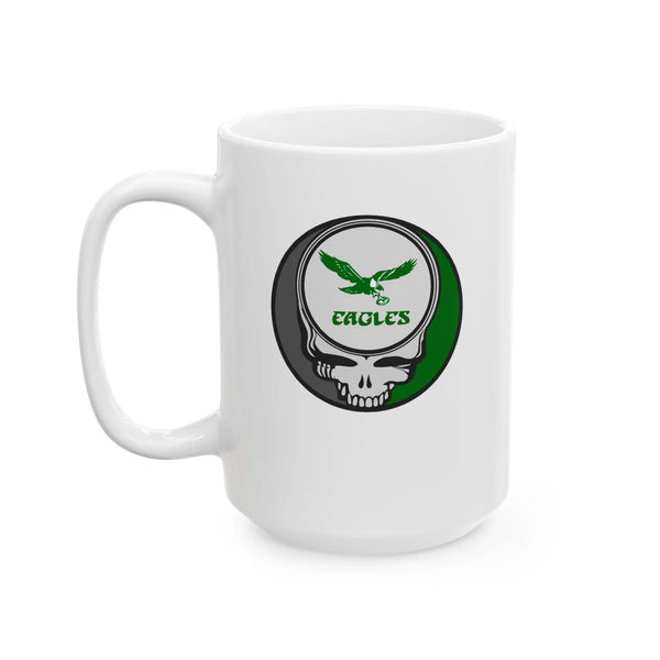 Grateful Dead - Classic Eagles Stealie Ceramic Coffee Mug - NFL - StealieShop