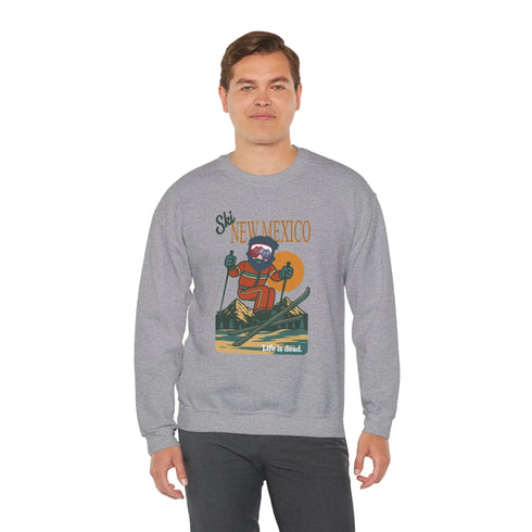 Grateful Dead - Ski New Mexico Retro Crewneck Sweatshirt - StealieShop