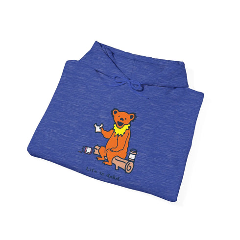 Grateful Dead - Life is dead. Snackin' Bear Grateful Dead Unisex Hoodie - StealieShop
