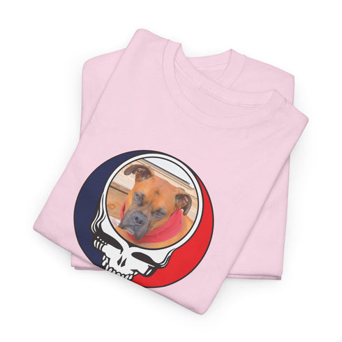 Custom Dog Stealie Unisex Grateful Dead T-Shirt (131)