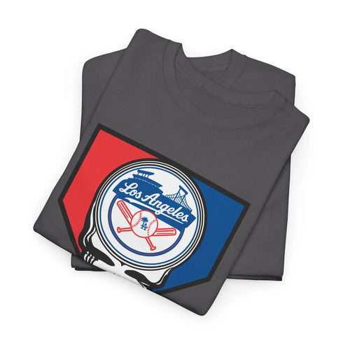 Grateful Dead - Home Run Collection: Los Angeles Edition Grateful Dead Steal Your Face T-Shirt - MLB - StealieShop