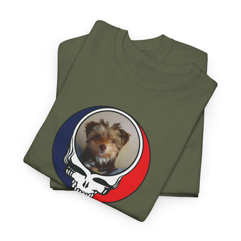 Custom Dog Stealie Unisex Grateful Dead T-Shirt (68)