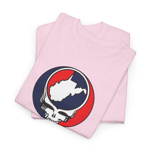 West Virginia Map Stealie Grateful Dead T-Shirt