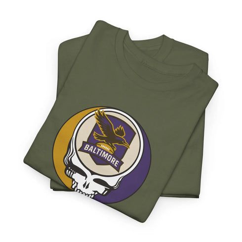 Grateful Dead - Baltimore Ravens Stealie Unisex T-Shirt - NFL - StealieShop