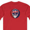 Grateful Dead - The Ballpark Collection: St. Louis Baseball Edition Classic Stealie Long Sleeve Tee - MLB - StealieShop
