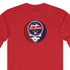 Grateful Dead - The Ballpark Collection: St. Louis Baseball Edition Classic Stealie Long Sleeve Tee - MLB - StealieShop