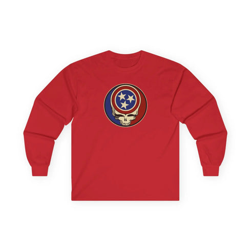 Grateful Dead - Tennessee State Flag Stealie Unisex Ultra Cotton Long Sleeve Tee - StealieShop