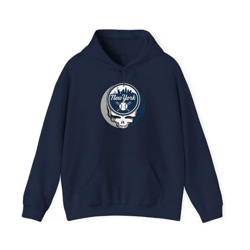 Grateful Dead - Yankees Classic Stealie Unisex Heavy Blend Hoodie - MLB - StealieShop