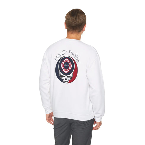 Elizabeth Fire Department Grateful Dead Stealie Crewneck Sweatshirt StealieShop