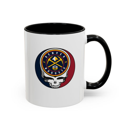 Grateful Dead - Denver Nuggets Grateful Dead Stealie Coffee Mug (11oz or 15oz) - StealieShop