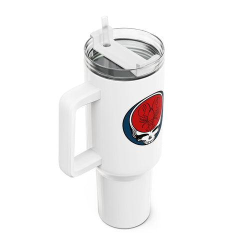 Grateful Dead - Steal Your Lobster "Fat Man" Tumbler, Double Insulated 40oz Travel Mug - StealieShop