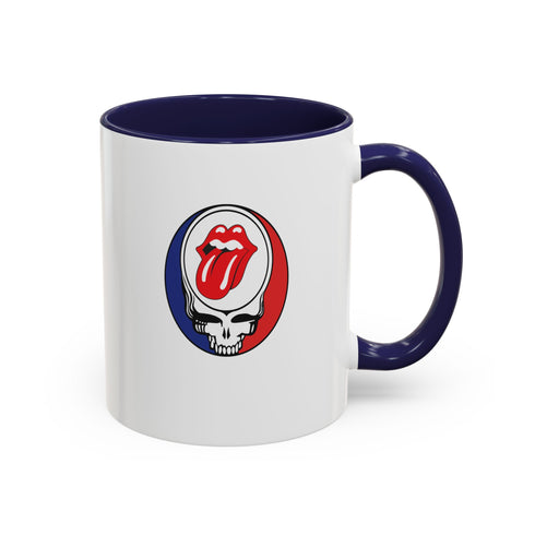 Grateful Dead x Rolling Stones Stealie Coffee Mug (11oz or 15oz) - StealieShop