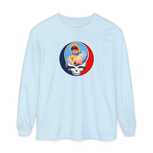 Custom Stealie Garment-Dyed Long Sleeve T-Shirt (59)