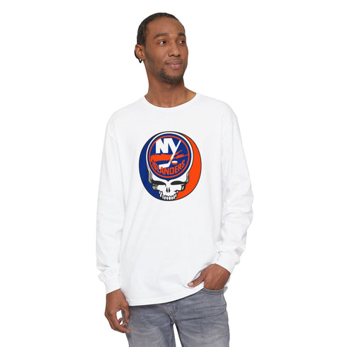 New York Islanders Vineyard Collection Unisex Garment-Dyed Long Sleeve T-Shirt