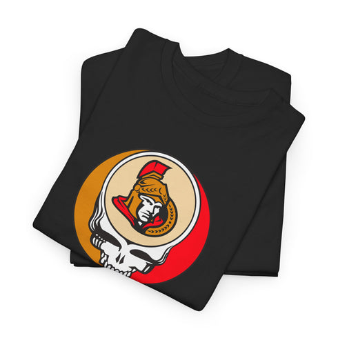 Ottawa Senators Stealie Heavy Cotton Grateful Dead T-Shirt
