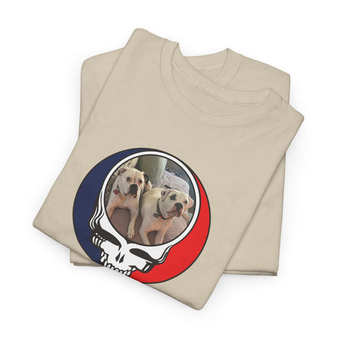 Custom Dog Stealie Unisex Grateful Dead T-Shirt (97)