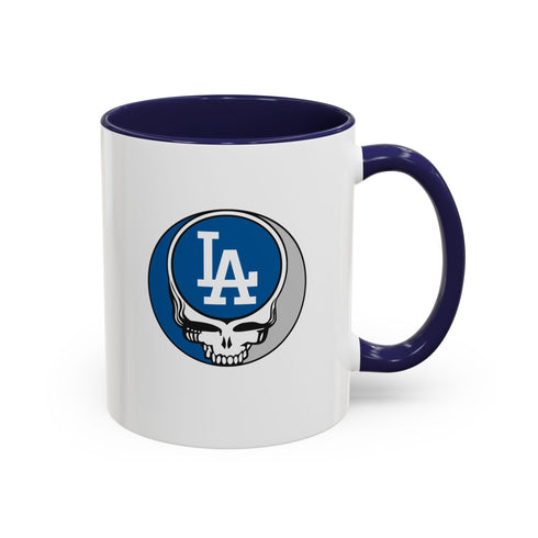 Grateful Dead - The Ballpark Collection: Los Angeles Baseball Edition Grateful Dead Stealie Coffee Mug - StealieShop