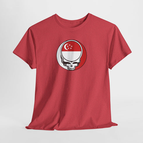 Singapore Flag Stealie Unisex Grateful Dead T-Shirt