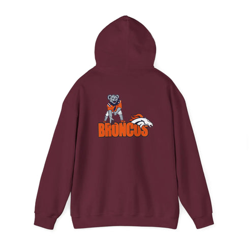 Denver Broncos Dancing Bear Unisex Hoodie - NFL - StealieShop
