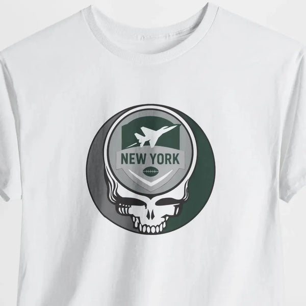 Grateful Dead - The Gridiron Collection: New York Jets Stealie Unisex T-Shirt - NFL - StealieShop
