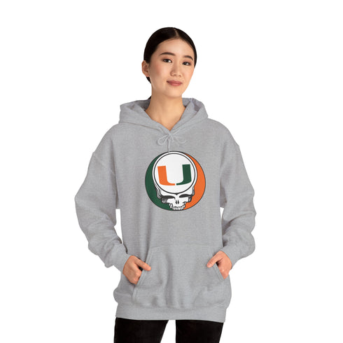 University of Miami Grateful Dead Unisex Heavy Blend Hoodie