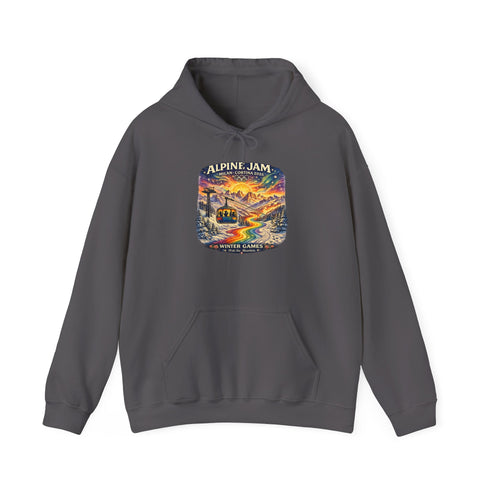 "Alpine Jam" 2026 Milan Cortina Olympics Unisex Heavy Blend Grateful Dead Hoodie