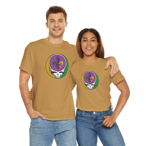 Mardi Gras Grateful Dead T-Shirt StealieShop